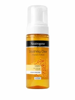 فوم شستشوی صورت نوتروژینا Clear & Soothe حاوی زردچوبه 150 میلی‌لیتر